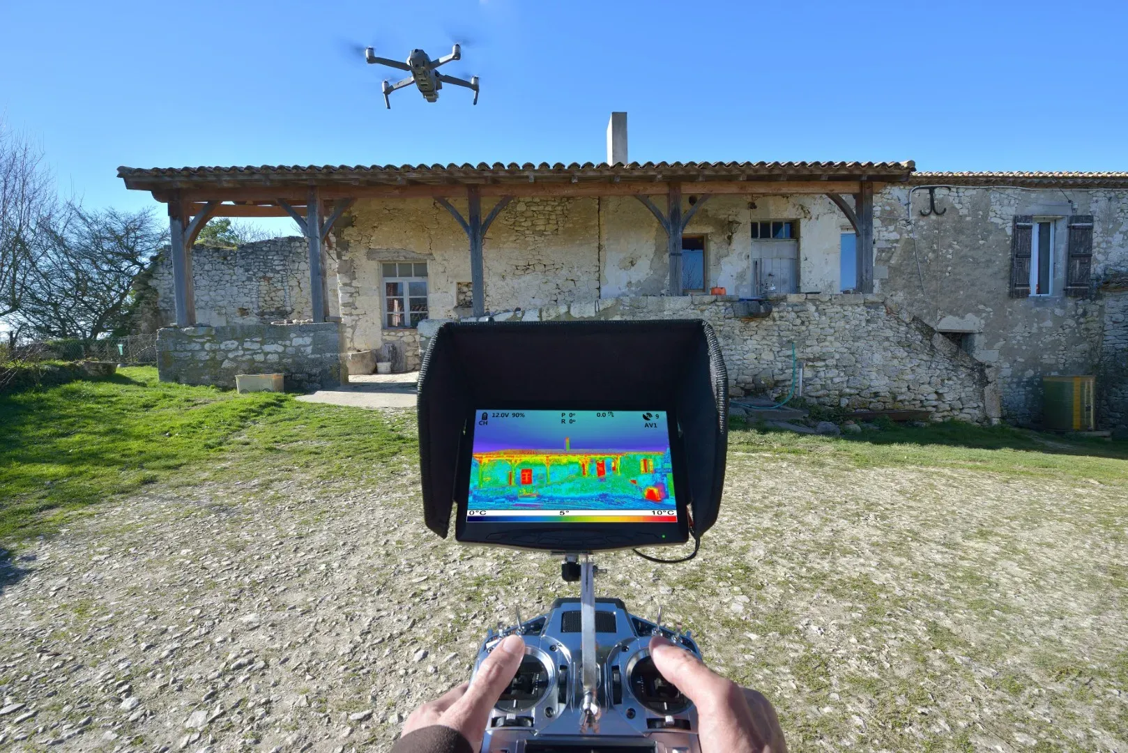 Thermographie drone
